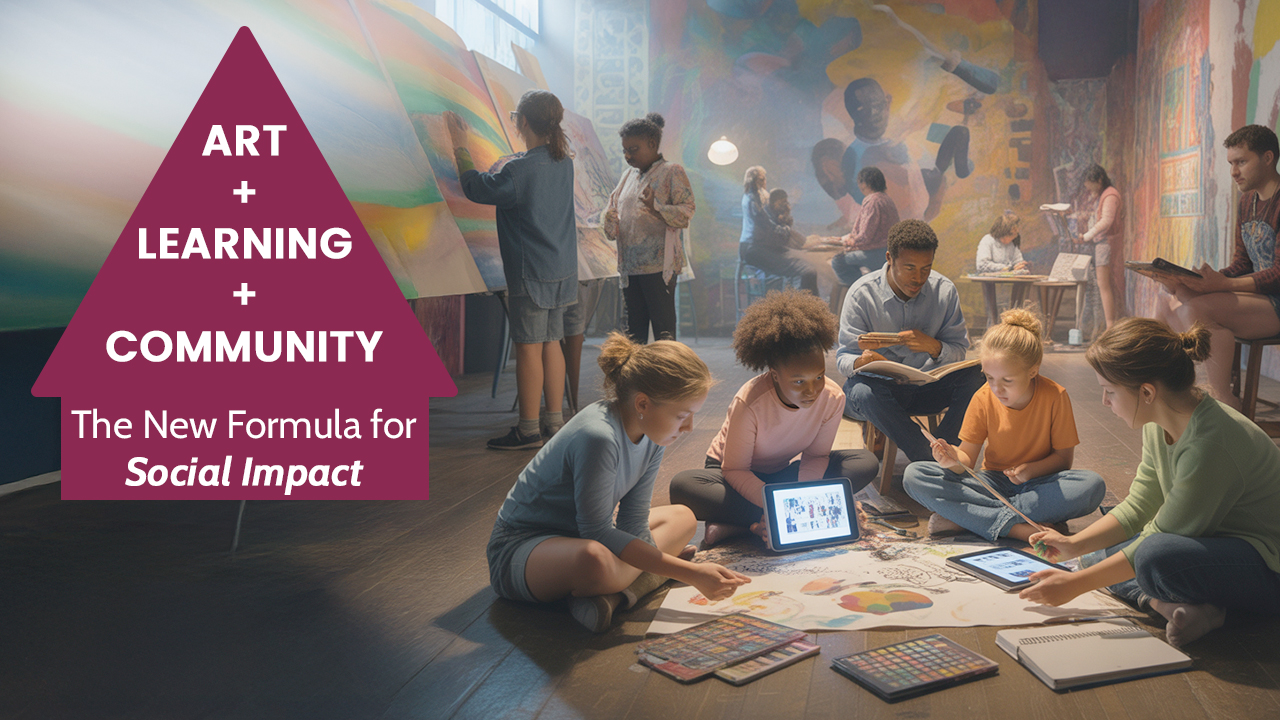 Art learning and community social impact