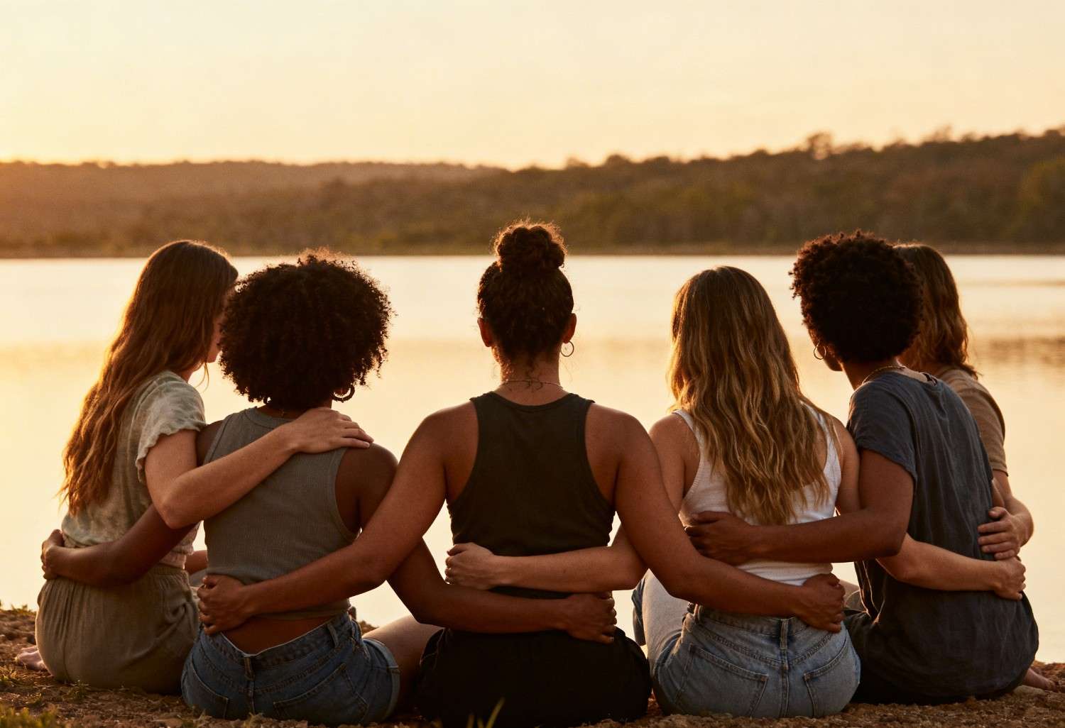 Women's circle safe space for emotional expression and healing