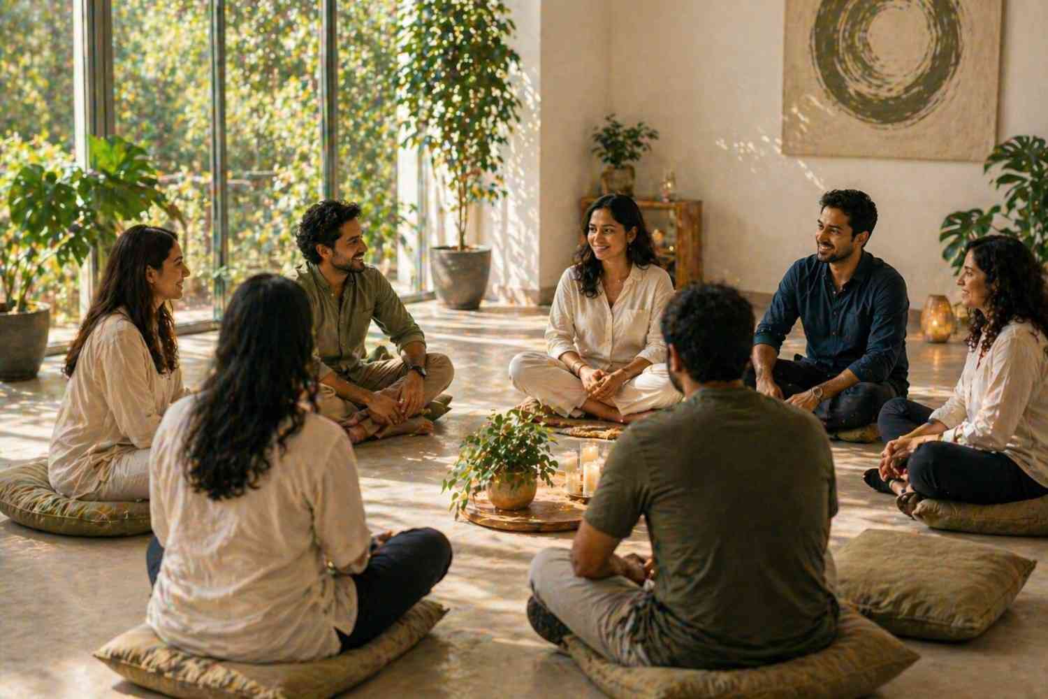 Corporate workshop for emotional wellbeing and team connection