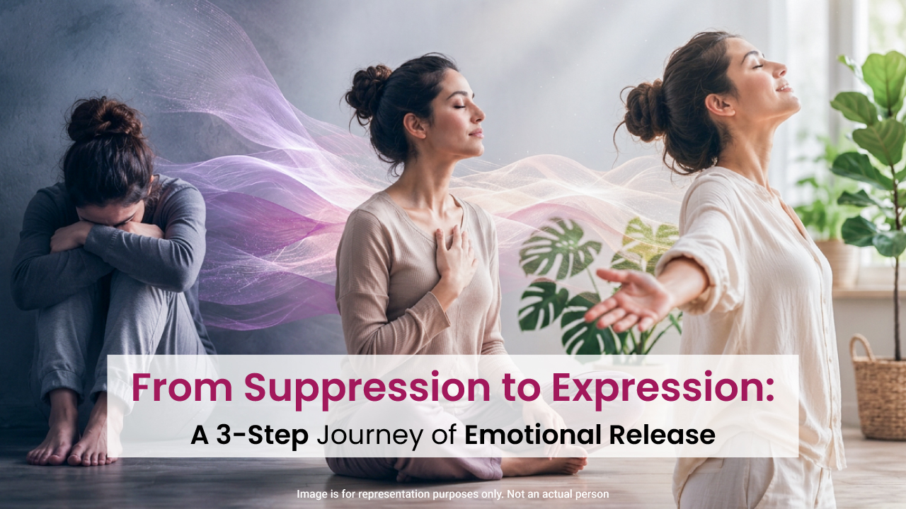 From Suppression to Expression: A 3-Step Journey of Emotional Release